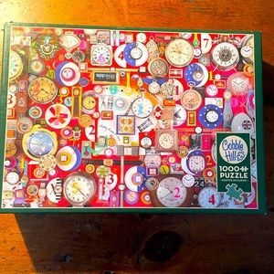 “TIMEPIECES” 1,000 PIECE PUZZLE BY COBBLE HILL MINT & COMPLETE CONDITION ALL PCS